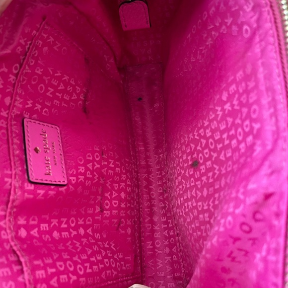 Adelia Hadley 2way Leather Bright Neon Crossbody Messenger removable strap clutc - Picture 14 of 14